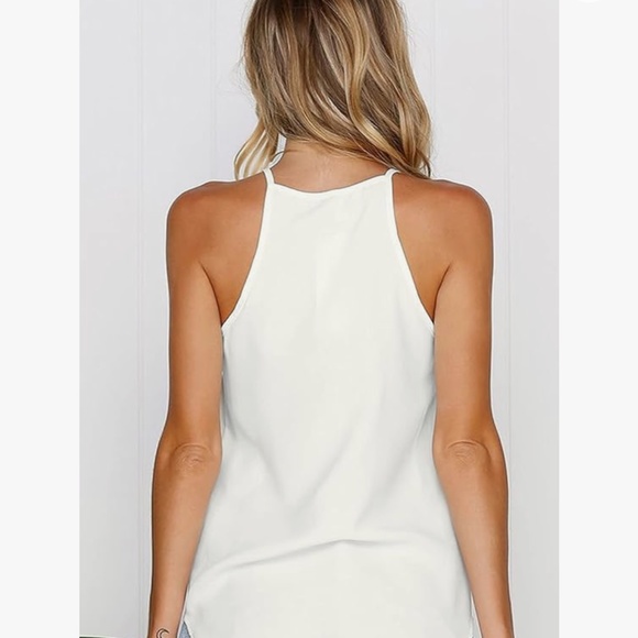 LouKeith Womens Tank Top - Cream - Picture 2 of 12